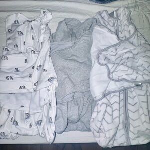 Bundle of 3 Halo sleep swaddles. Worn maybe once. All Newborn but run big!